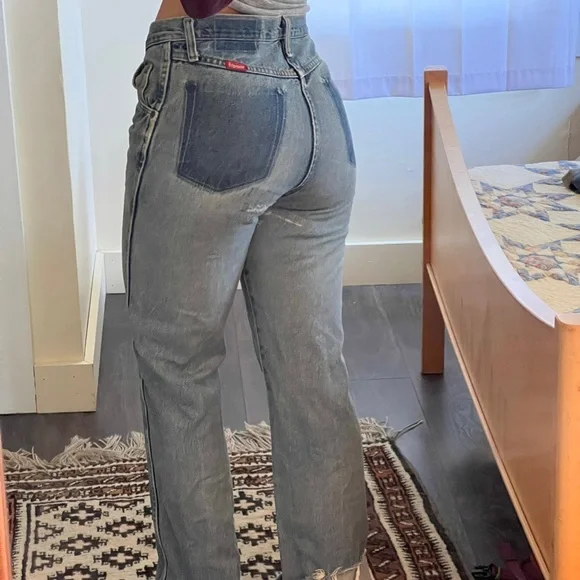 High-waisted Wrangler jeans - Picture 4 of 8